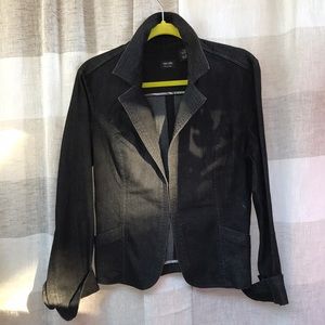 Nicole by Nicole Miller jean blazer jacket Sz 10